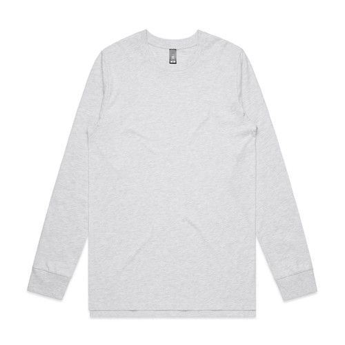 ASH HEATHER base-l/s-tee-ashheather
